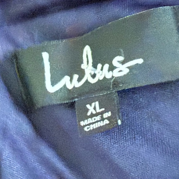 NWT Lulus Heavenly Hues Navy Blue Maxi Dress - Picture 14 of 15